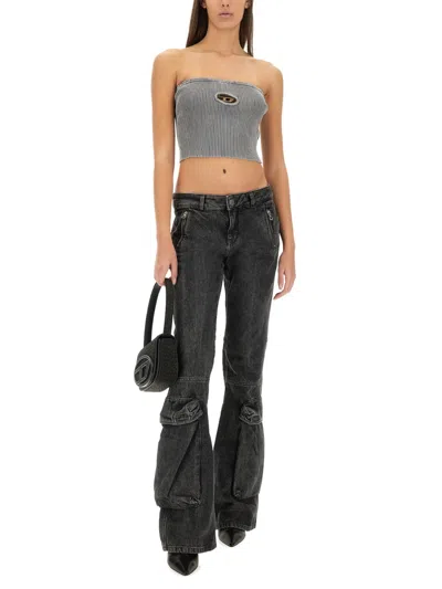 Diesel "d-poky-s" Jeans In Black
