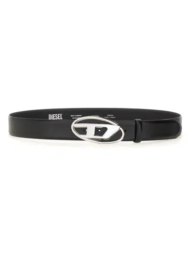 Diesel Women B-1dr Belt In Black