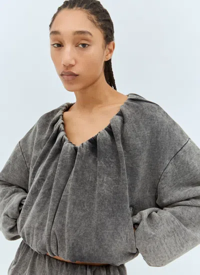 Diesel Women F-resy Sweatshirt In Gray