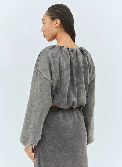 Diesel Women F-resy Sweatshirt In Gray