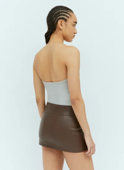 Diesel Silver M-clarksvillex-c Tube Top In Silver