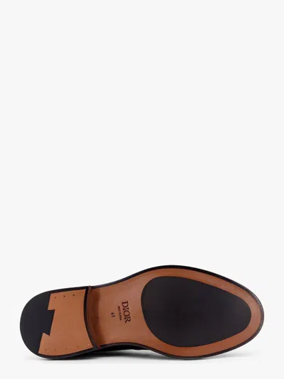 Dior Shiny Leather Boots With Engraved Logo On The Side In Multi