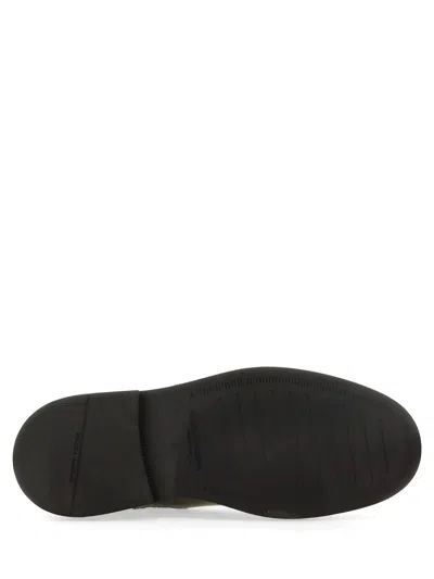 Dolce & Gabbana Men Brushed Leather Boot In Black