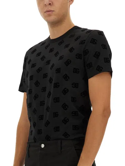 Dolce & Gabbana Men's Cotton T-shirt In Black
