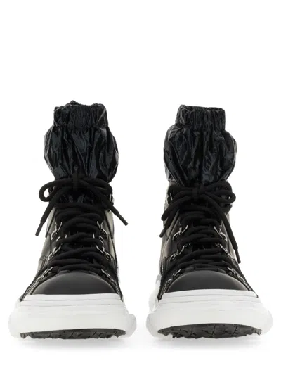 Dolce & Gabbana Lace-up Boot In Black