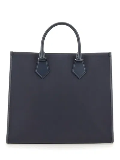 Dolce & Gabbana Spacious Tote Bag Detachable Strap In Blue