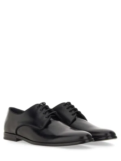 Dolce & Gabbana Derby Lace-up Shoes Lace Up Shoes Black In Black