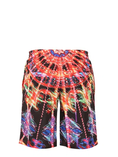 Dolce & Gabbana Men Long Swimsuit In Multicolor