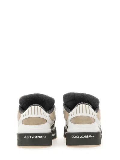 Dolce & Gabbana New Roma Leather Sneakers In Multicolor