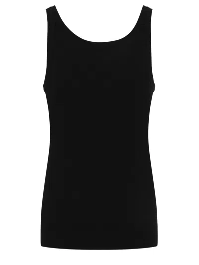 Dolce & Gabbana Fine-rib Washed Cotton Singlet In Black