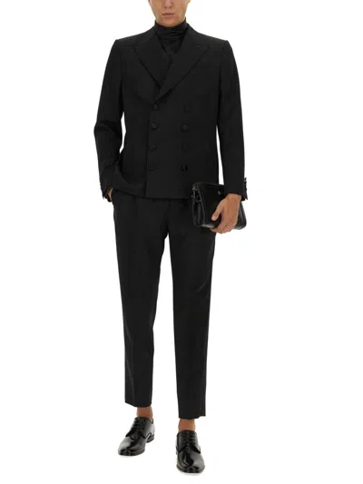 Dolce & Gabbana Wide Turtleneck In Black