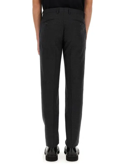 Dolce & Gabbana Men Wool Pants In Gray