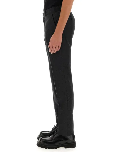 Dolce & Gabbana Men Wool Pants In Gray