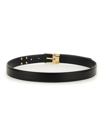 Dolce & Gabbana Women Belt With Logo In Black
