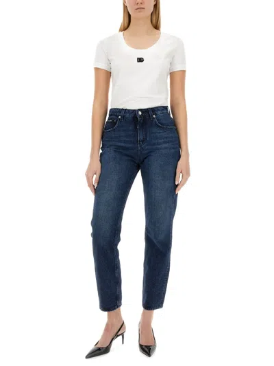 Dolce & Gabbana Dolce&gabbana Blue Denim Boyfriend Jeans In Blue