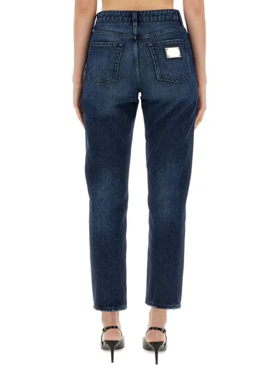 Dolce & Gabbana Dolce&gabbana Blue Denim Boyfriend Jeans In Blue