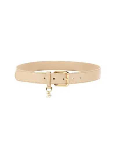 Dolce & Gabbana Dg Charm Belt In Pink