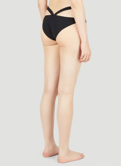 Dolce & Gabbana Bikini Bottoms With Lacing In Black