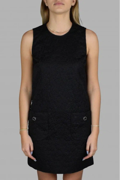 Dolce & Gabbana Elegant Sleeveless Shift Mini Dress In Black