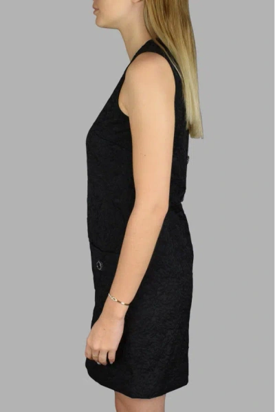 Dolce & Gabbana Elegant Sleeveless Shift Mini Dress In Black