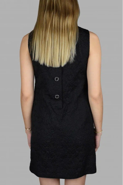 Dolce & Gabbana Elegant Sleeveless Shift Mini Dress In Black