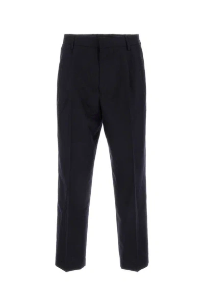 Dries Van Noten Penrud Pinstripe Pleated Wool Trousers In Blue