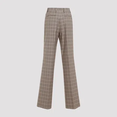 Dries Van Noten Portia Checked Pants In Multicolor
