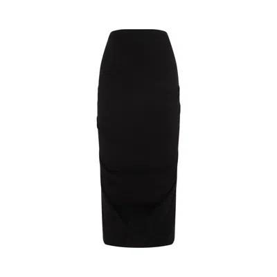 Dries Van Noten Midi Skirt In Black
