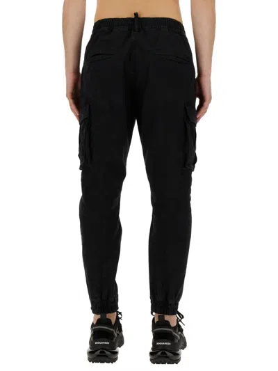 Dsquared2 Dsquared Men Cargo Pants In Black
