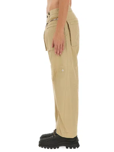 Dsquared2 Dsquared Men Cargo Pants In Cream