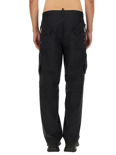 Dsquared2 Dsquared Men Cotton Pants In Black