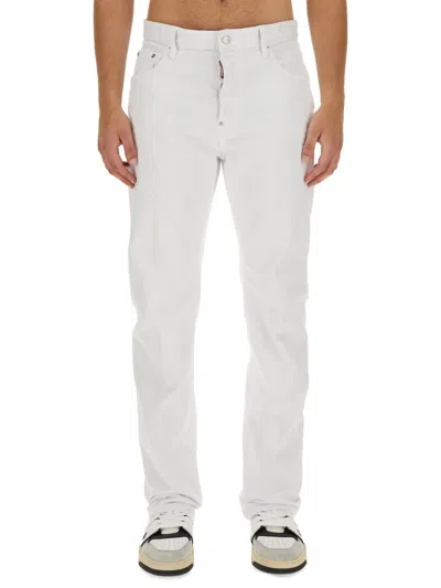 Dsquared2 Dsquared Men Jeans In Denim In White