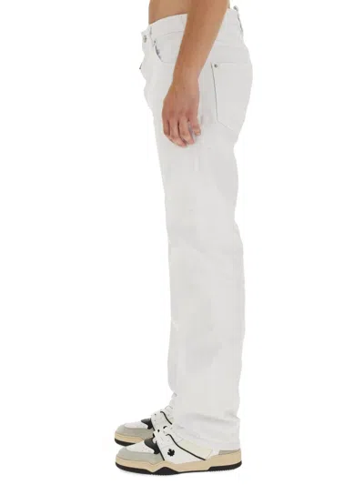 Dsquared2 Dsquared Men Jeans In Denim In White