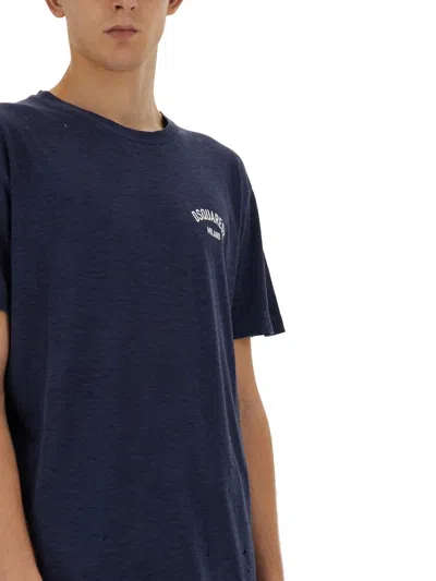 Dsquared2 Dsquared T Shirt With Logo In Multicolor