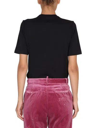 Dsquared2 Slogan-print T-shirt In Black