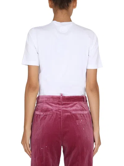 Dsquared2 Dsquared Women T-shirt With Logo In White