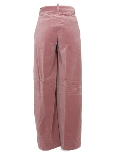 Dsquared2 Trousers In Pink