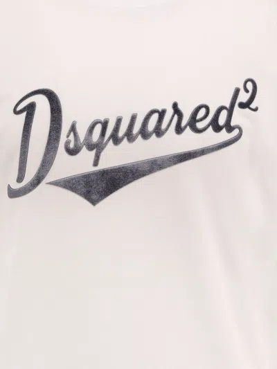 Dsquared2 Men  White T-shirts In White