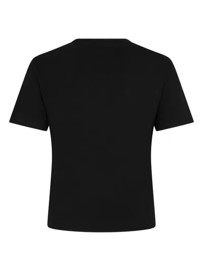 Dsquared2 Women Boxy-fit Cotton T-shirt In Multicolor