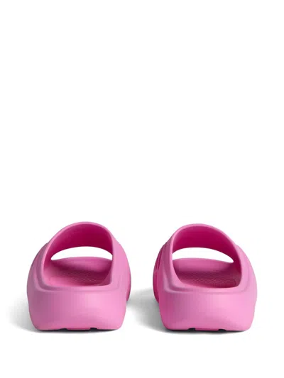 Dsquared2 Logo-embossed Open-toe Slides In Multicolor