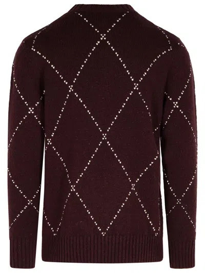 Eleventy Round Neck Sweater In Multicolor