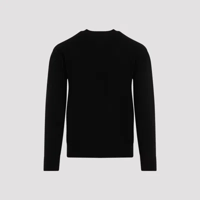 Etro Metallic Jacquard Crewneck Sweater In Black