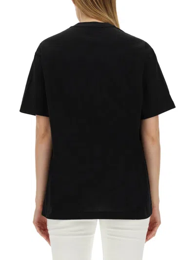 Etro Logo Embroidered Oversized T-shirt In Black
