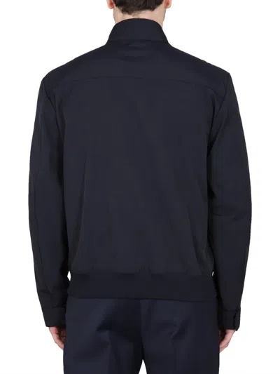 Fay Casual Jacket With Hook Closure In Blue