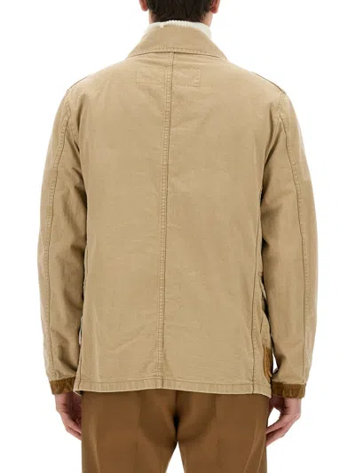 Fay Men Jacket 4 Hooks In Cream
