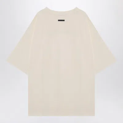 Fear Of God Cream-coloured T-shirt With Logo Men In White