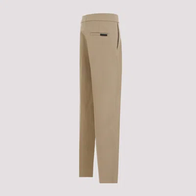 Fear Of God Single Pleat Wool Trousers With Belt Loops In Multicolor