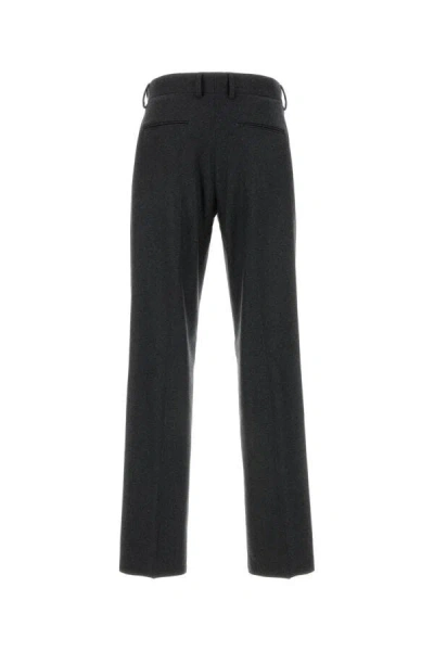 Fendi Men Pantalone Sartoriale In Gray