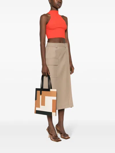 Fendi Women's Flip Medium Tote Bag In Multicolor