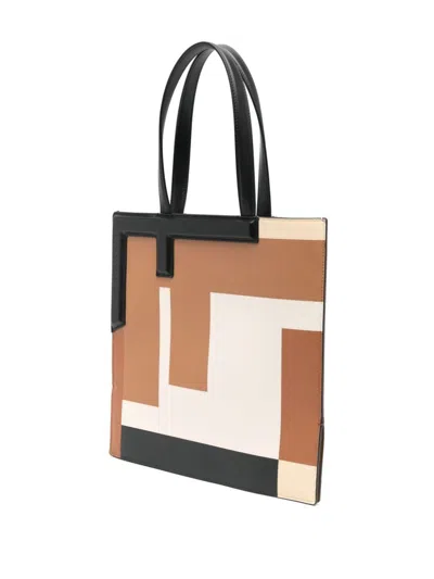 Fendi Women's Flip Medium Tote Bag In Multicolor